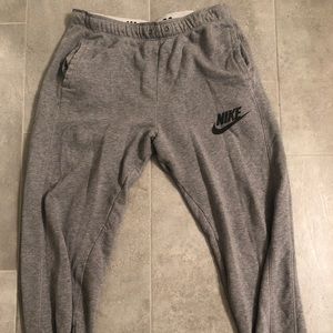 Nike “Just Do It” Gray Jogger Sweatpants